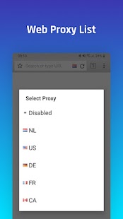 Proxy Entsperren von sites Screenshot