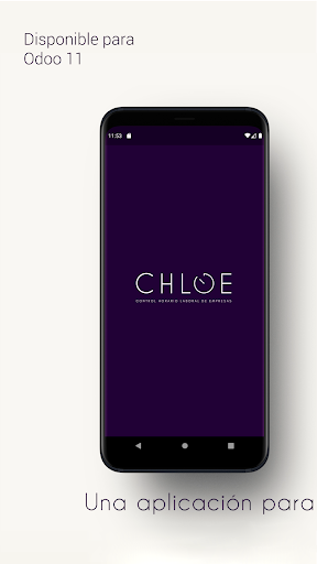 Android application Chloe - Control horario labora screenshort