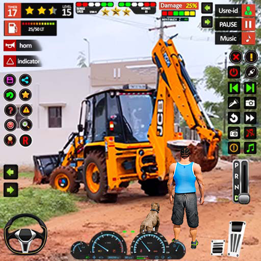 JCB Game Snow Excavator Games Logo