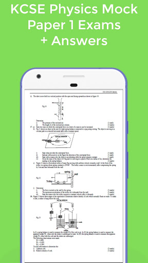 Android application Physics Mock Exams + Answers screenshort