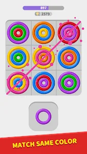 Color Rings Matching Puzzle