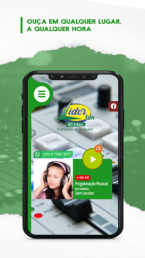 Android application Lider FM 87,9 screenshort