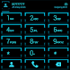 Theme for ExDialer Neon Blue