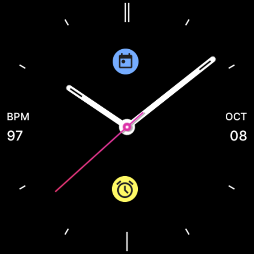 Beauty Analog Watch Face screenshot 4