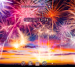 綺麗な壁紙アイコン 花火と夕暮れ 無料 Google Play のアプリ