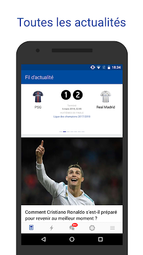 Aperçu de l'application