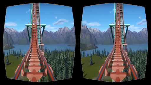 Android application Roller coaster for VR screenshort