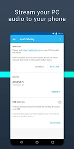 use android phone as a wireless speaker through audiorelay