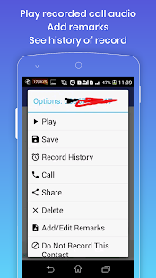 Call Recorder for Android[PRO] Capture d'écran