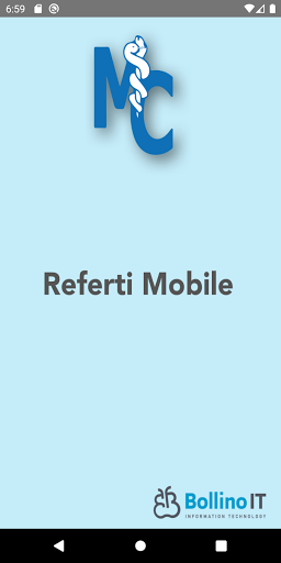 Android application Referti Mobile Medical Center screenshort