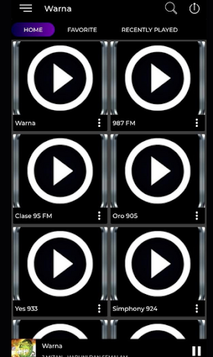 Android application Warna 94.2 Fm Radio Singapur screenshort