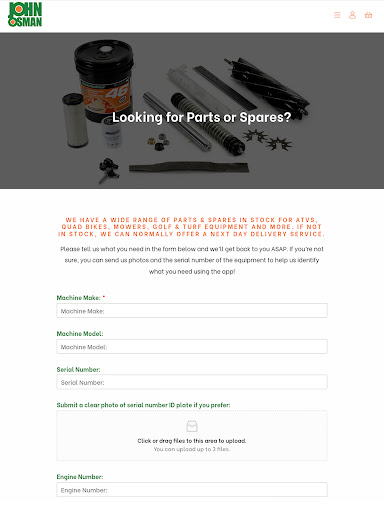 John Osman Parts and Spares