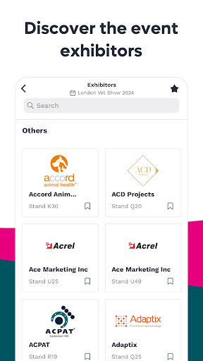 Screenshot of London Vet Show - Event App
