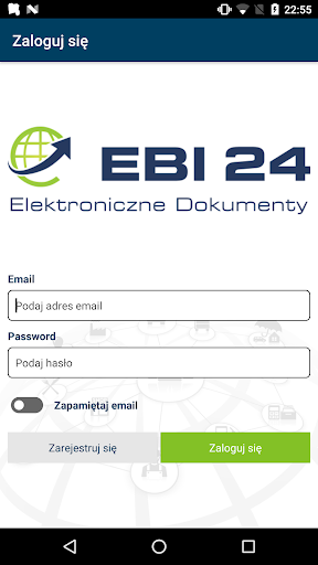 Android application EBISign screenshort
