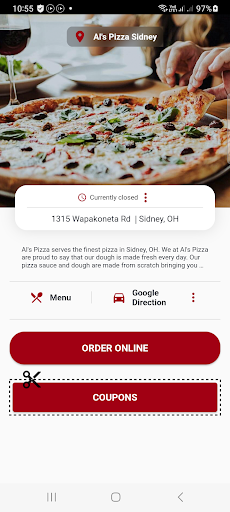 Al’s Pizza Sidney Screen 2