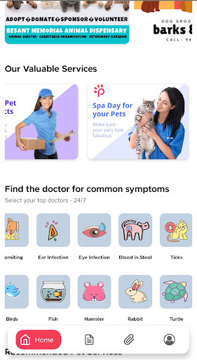 PetSync: Pet Care & Shop Screen 2