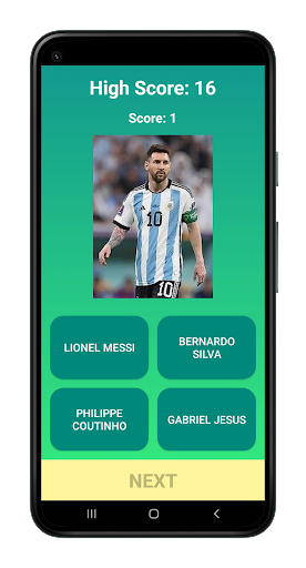 Guess The Player Screen 2