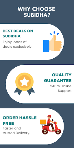 Android application Subidha screenshort
