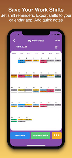 Simple Rota Maker - For Shifts Screen 2