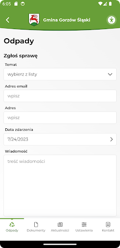 Zielony kalendarz - Gorzów Śl Screen 3