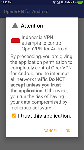 Indonesia VPN screenshot 3