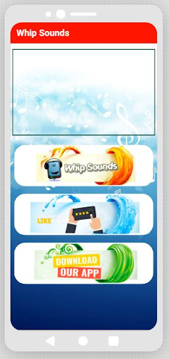 Android application Whip Sounds screenshort