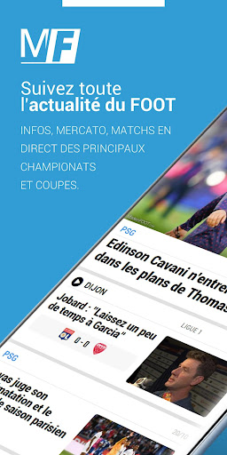 Android application Foot : Infos, Mercato & Direct screenshort