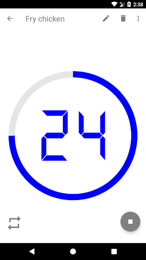 Multi Timer: concurrent timers Screen 3