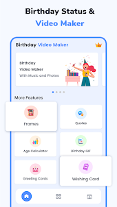 Birthday Status & Video Maker