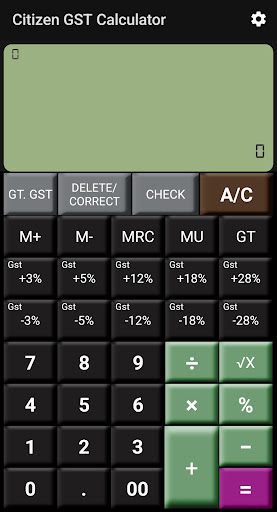 Citizen GST Calculator 4