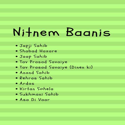 Nitnem Baanis