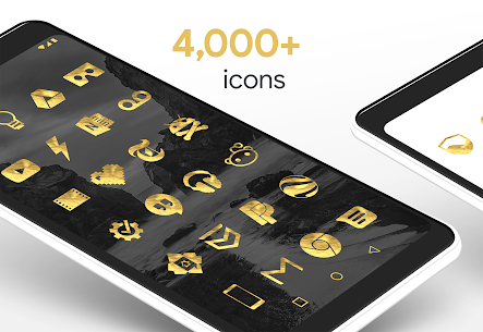 Gold Leaf Pro – Icon Pack Patched Apk 2