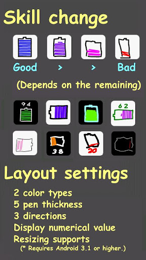 Graffiti Battery Meter [Widget Screen 3