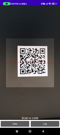 Android application Simple QR Code Scanner screenshort