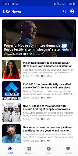 USA News Screen 2