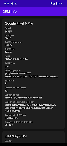 DRM Info Screen 3