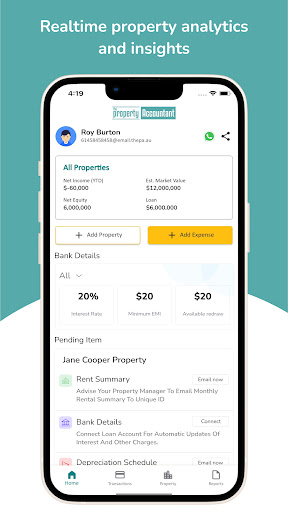 Android application The Property Accountant screenshort