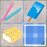 Ice cream slide puzzle icon