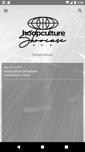 Android application Hoopculture Showcase screenshort