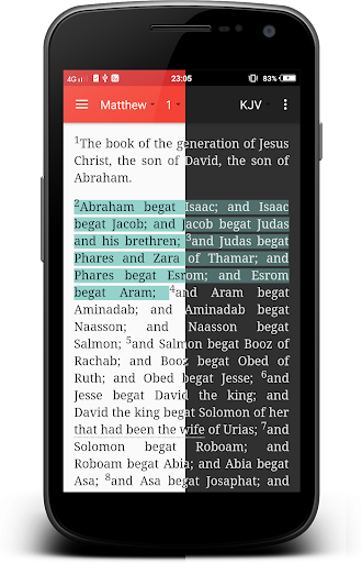 KJV Bible Offline Screen 2