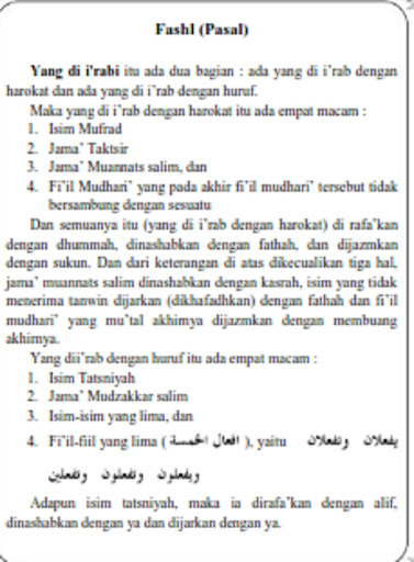 Al Jurumiyah Terjemah Lengkap Screen 3