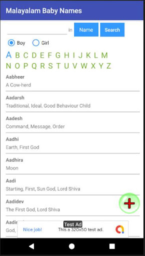 Anteprima dell'app