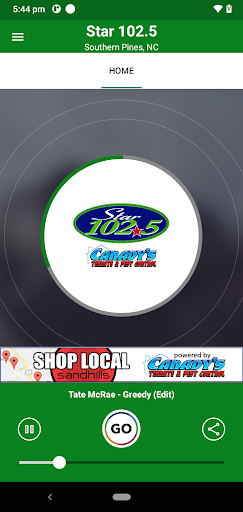 Android application Star 102.5FM screenshort