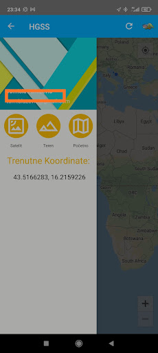 HGSS SAR tracker Screen 3
