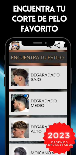 Android application Cortes de Pelo Hombre 2024 screenshort