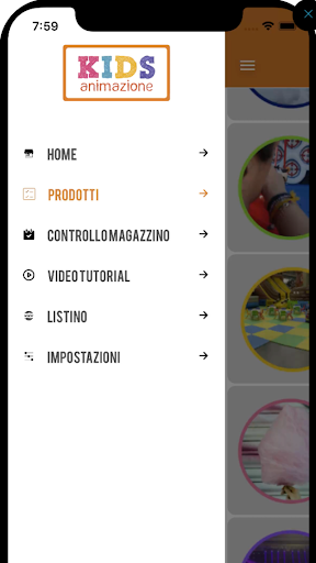 Android application KIDS APP PARTNER screenshort