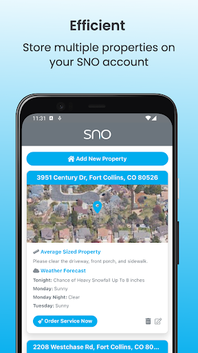 SNO: Snow Removal OnDemand Screen 3