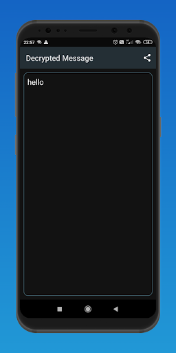 Message Encryptor Screen 3