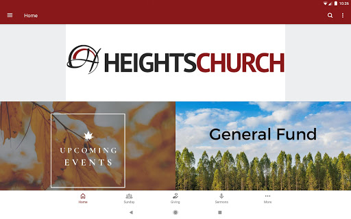 Screenshot of Heights Church SC
