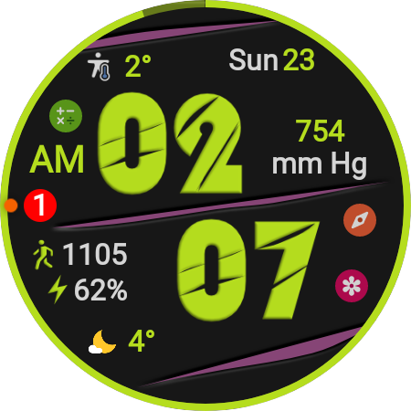 Dissected Watch Face